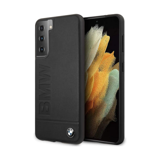 BMW Hülle BMHCS21MSLLBK Signature Logo Imprint Schwarz – Galaxy S21+