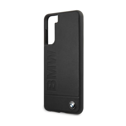 BMW Hülle BMHCS21MSLLBK Signature Logo Imprint Schwarz – Galaxy S21+