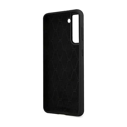 BMW Hülle BMHCS21MSIVTBK Silikon M Collection Stripes Schwarz – Galaxy S21+