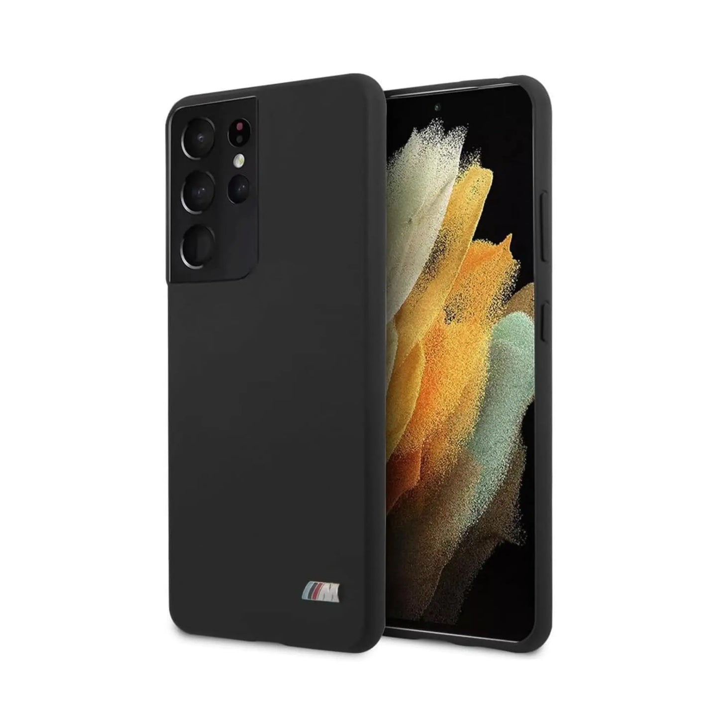 BMW Galaxy S21 Ultra Hülle, Schwarz – Silicone M Collection