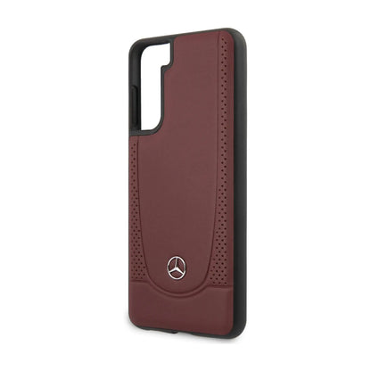 Mercedes Urban Line Leder Case, Rot - Samsung Galaxy S21 Plus
