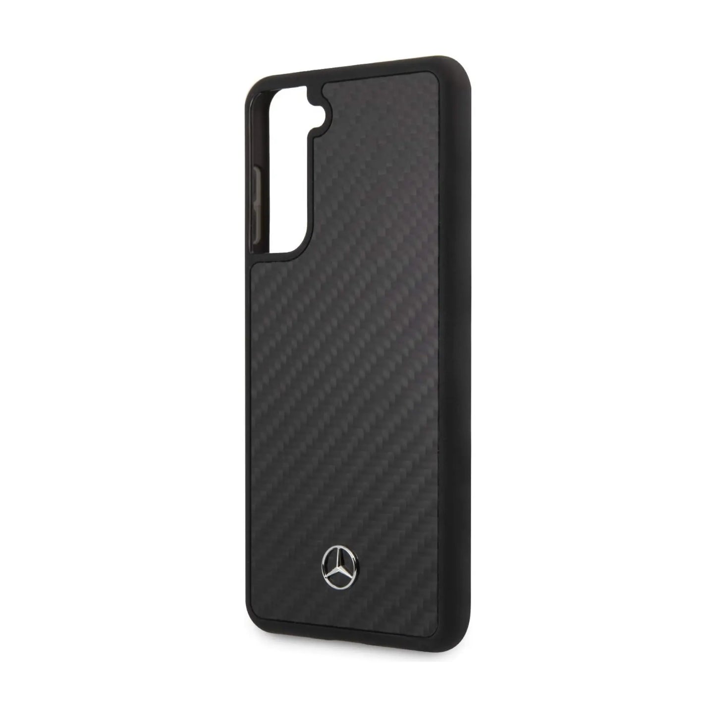 Mercedes Carbon Hardcase Dynamic Line, Schwarz - Samsung Galaxy S21