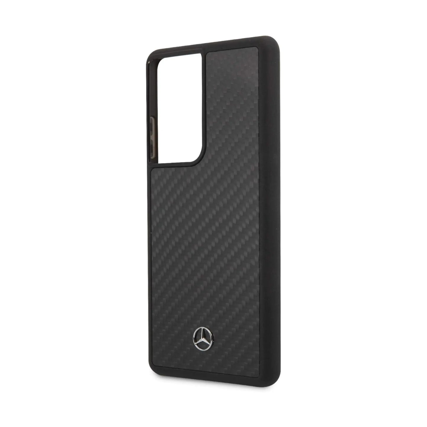 Mercedes Carbon Hardcase Dynamic Line, Schwarz - Samsung Galaxy S21 Ultra