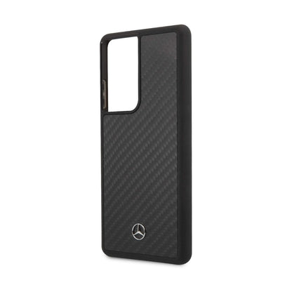 Mercedes Carbon Hardcase Dynamic Line, Schwarz - Samsung Galaxy S21 Ultra
