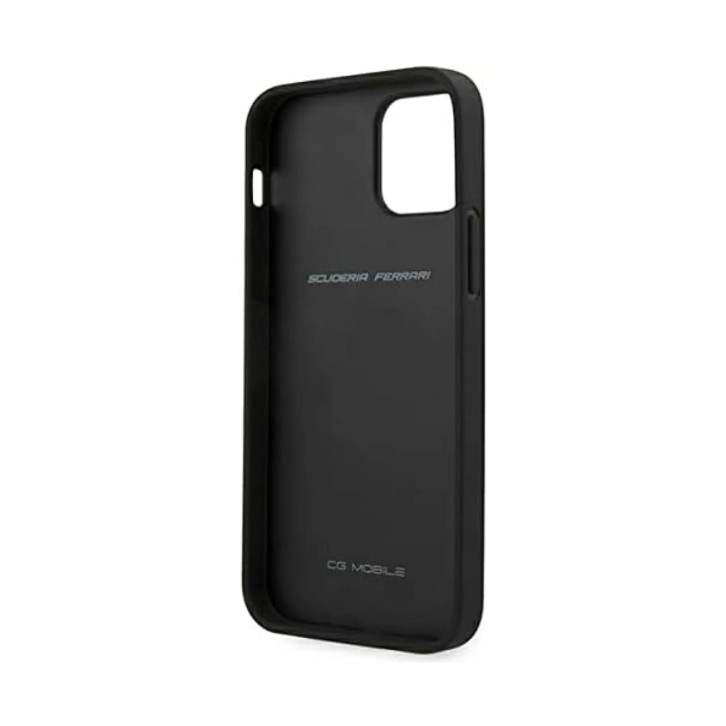 Ferrari FESAXHCP12SBK On Track Carbon Stripe Case, Schwarz – iPhone 12 mini