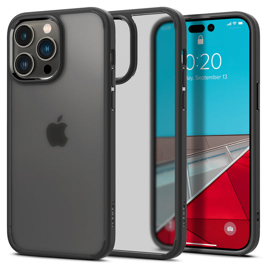 Spigen Ultra Hybrid, frost black - iPhone 14 Pro Max