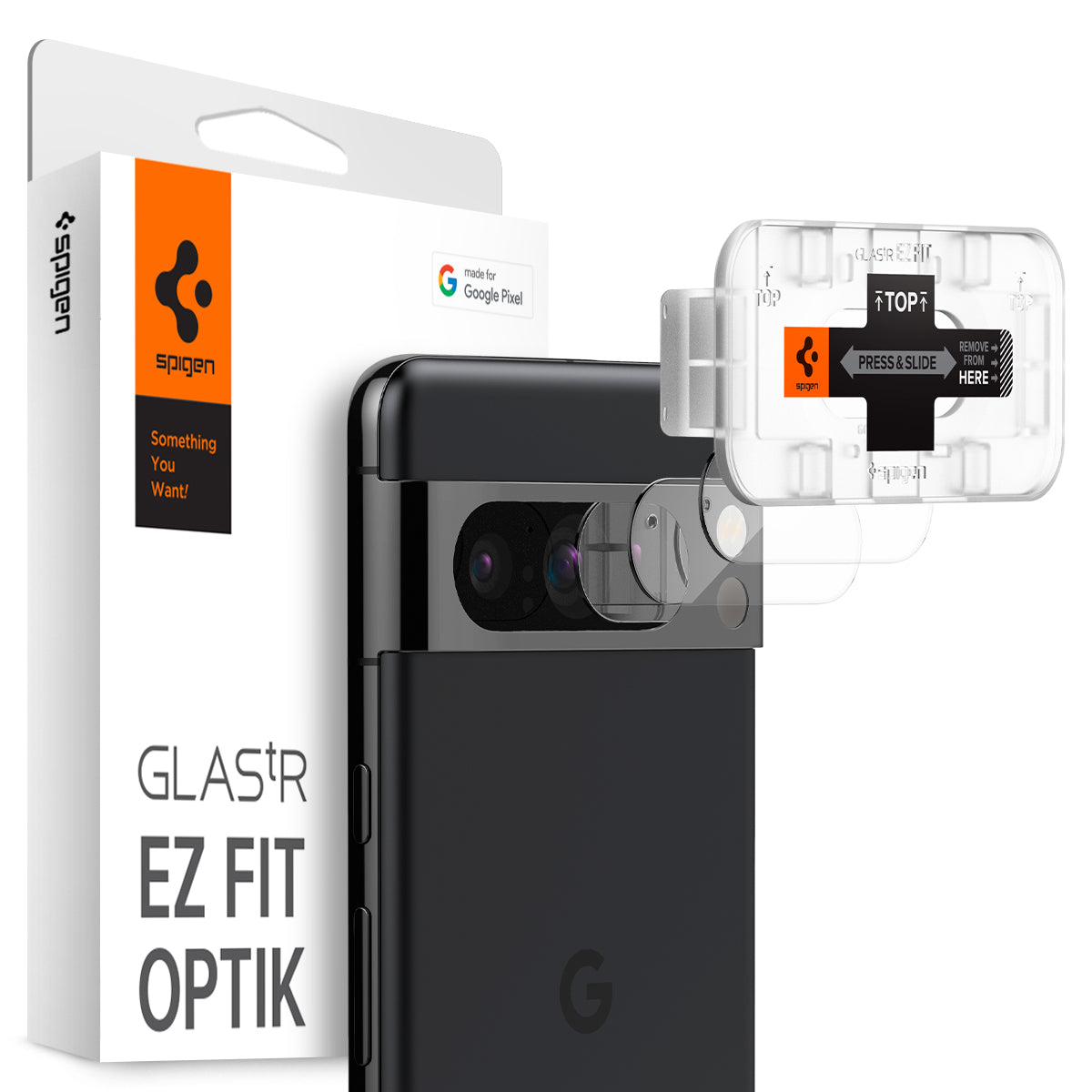 Spigen Glass tR EZ Fit Optik 2 Pack, crystal clear - Google Pixel 8 Pro
