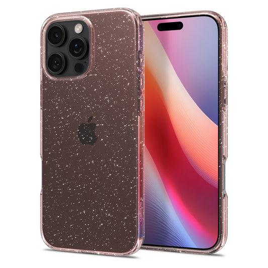 Spigen Liquid Crystal Glitter, Rose Quartz - iPhone 16 Pro
