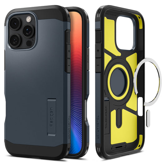 Spigen Tough Armor MagSafe, metal slate - iPhone 16 Pro Max