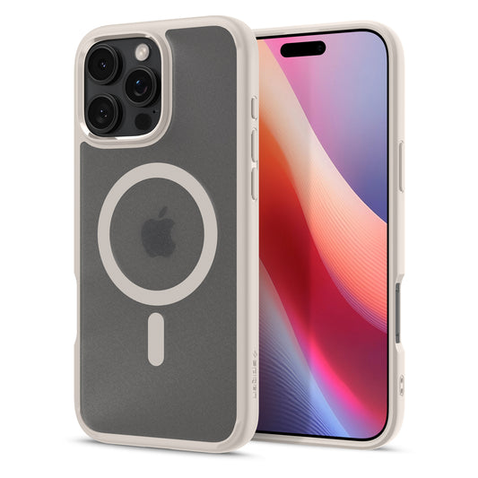 Spigen Ultra Hybrid MagSafe, frost natural titanium - iPhone 16 Pro