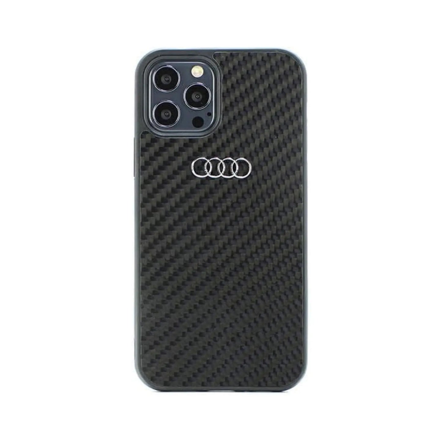 Audi Hülle Carbonfaser Schwarz – iPhone 12/12 Pro