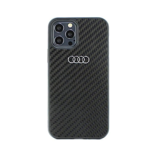 Audi Hülle Carbonfaser Schwarz – iPhone 12/12 Pro