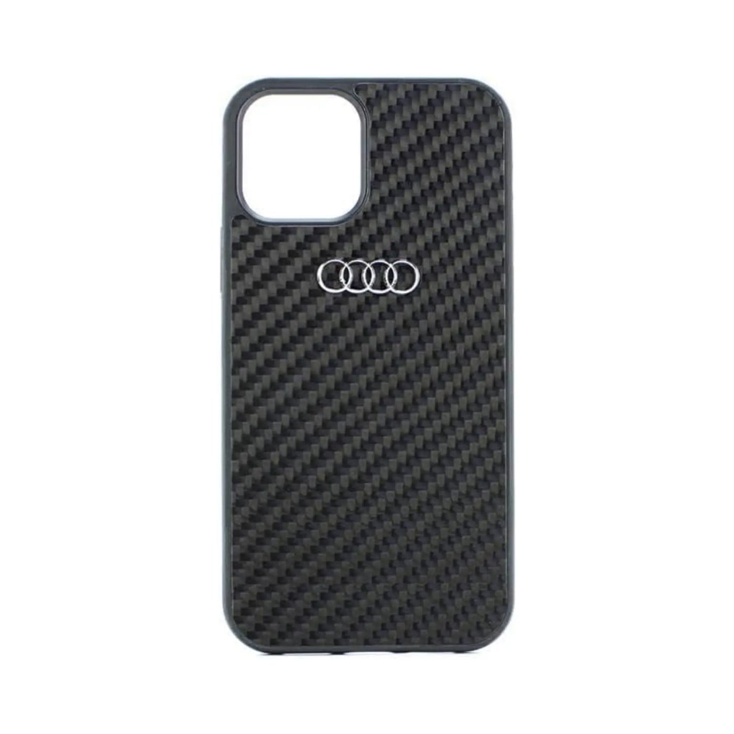 Audi Hülle Carbonfaser Schwarz – iPhone 12/12 Pro