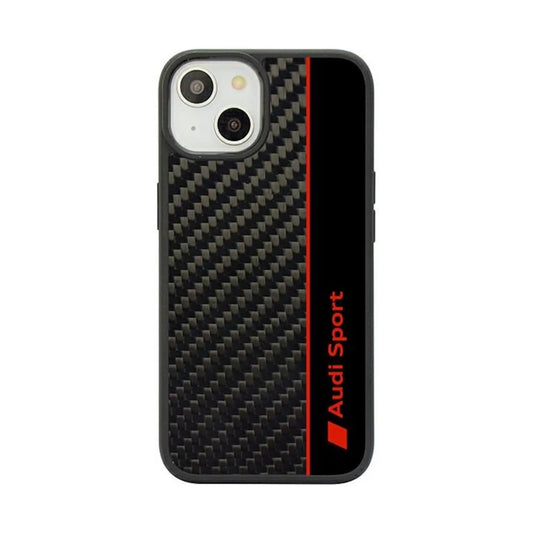 Audi Carbonfaserstreifen Case, Schwarz - iPhone 14