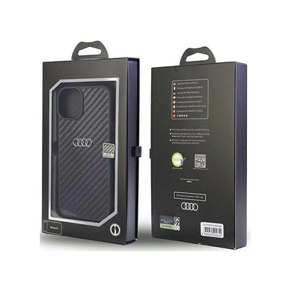 Audi Carbonfaser Hülle – iPhone 14 Schwarz