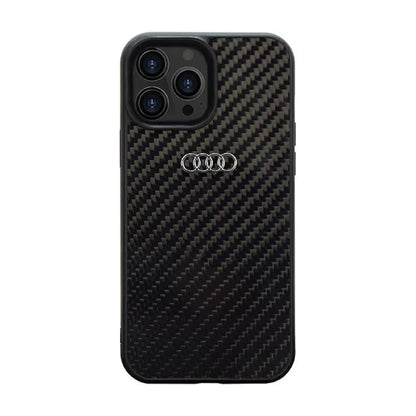 Audi Carbonfaser Case, Schwarz - iPhone 14 Pro Max