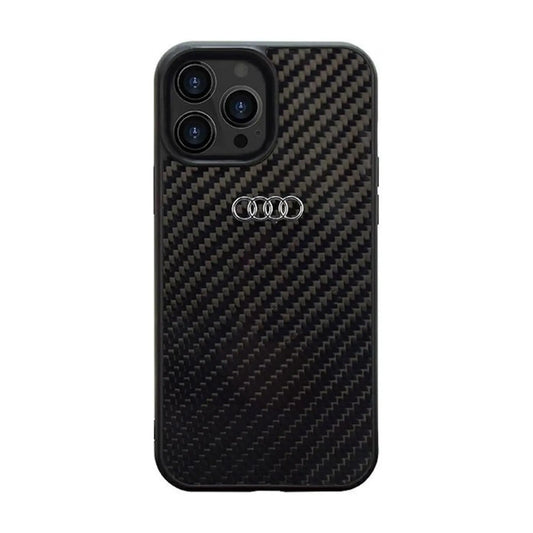 Audi Carbonfaser Case, Schwarz - iPhone 14 Pro Max