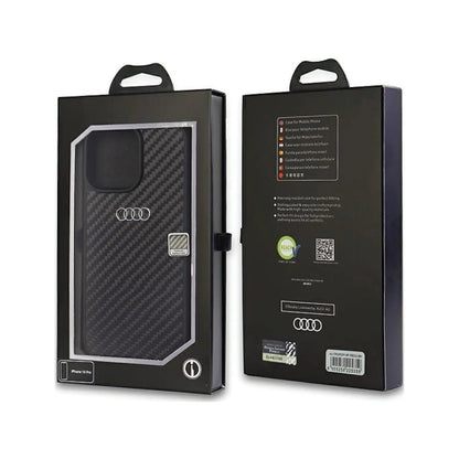 Audi Carbonfaser Case, Schwarz - iPhone 14 Pro Max