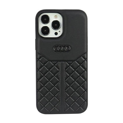 Audi Hülle Echtleder Schwarz – iPhone 13 Pro