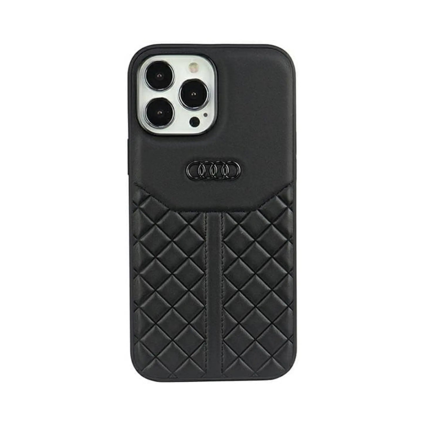 Audi Echtleder Case, Schwarz – iPhone 13 Pro Max