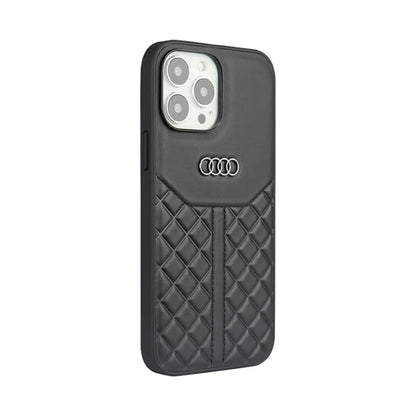 Audi Echtleder Case, Schwarz – iPhone 13 Pro Max