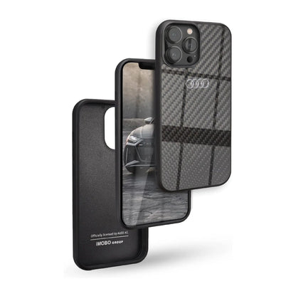 Audi Carbonfaser Case, Schwarz - iPhone 13 Pro Max