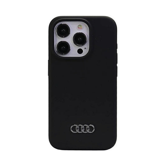 Audi Silikon Case, Schwarz – iPhone 15 Pro
