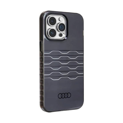 Audi AU-IMLMIP14PM-A6/D3-BK IML MagSafe Case, Schwarz – iPhone 14 Pro Max
