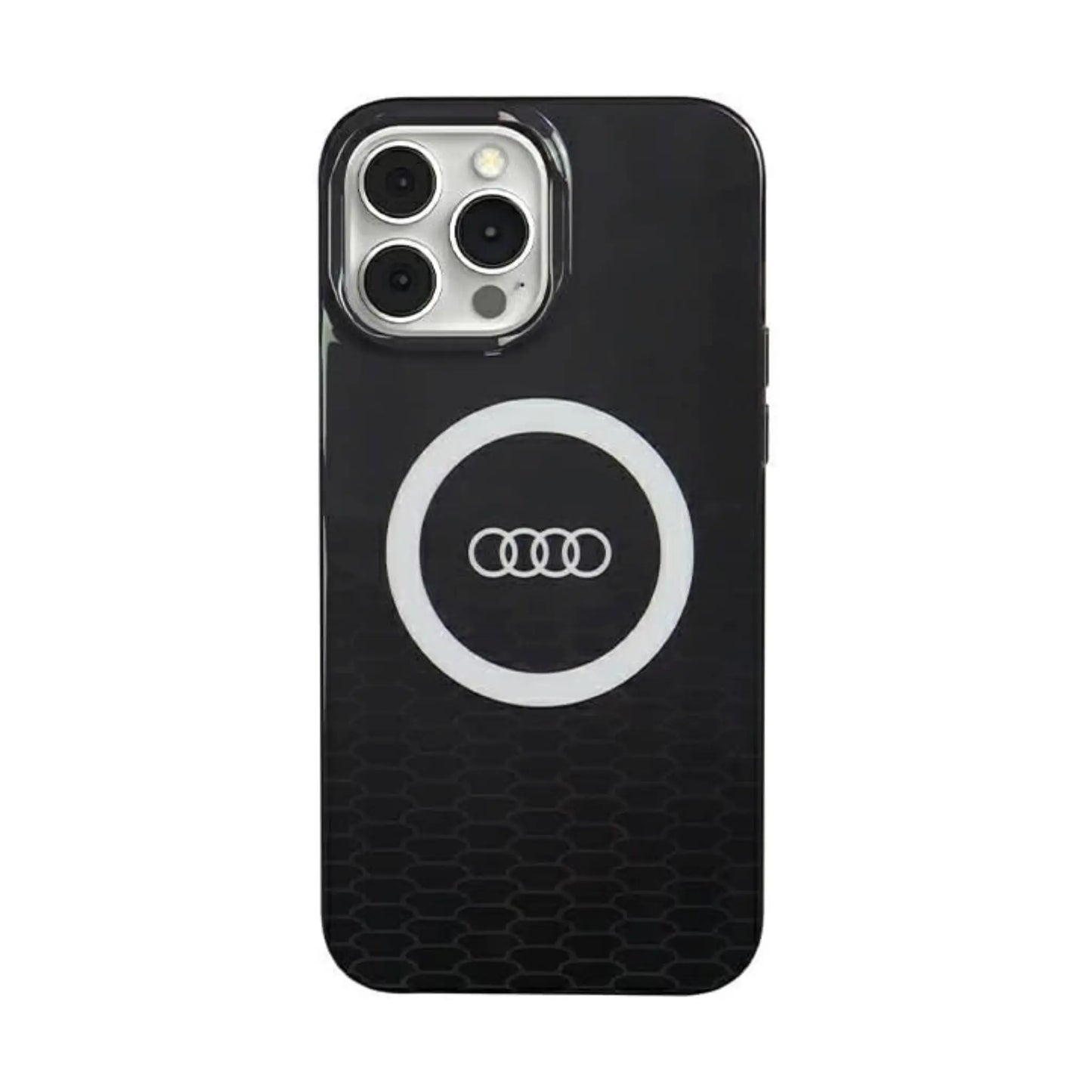 Audi AU-IMLMIP13P-Q5/D2-BK IML Big Logo MagSafe Case, Schwarz – iPhone 13 / 13 Pro