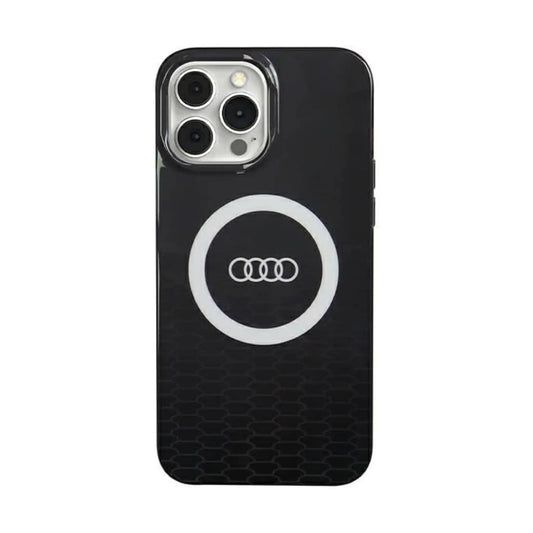 Audi AU-IMLMIP13P-Q5/D2-BK IML Big Logo MagSafe Case, Schwarz – iPhone 13 / 13 Pro