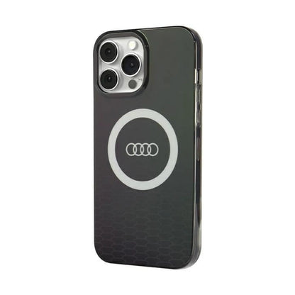 Audi AU-IMLMIP13P-Q5/D2-BK IML Big Logo MagSafe Case, Schwarz – iPhone 13 / 13 Pro