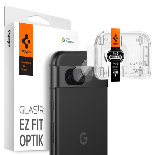 Spigen Glass tR EZ Fit Optik 2 Pack - crystal clear - Google Pixel 8a