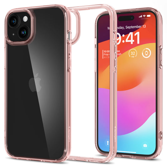Spigen Ultra Hybrid, rose crystal - iPhone 15