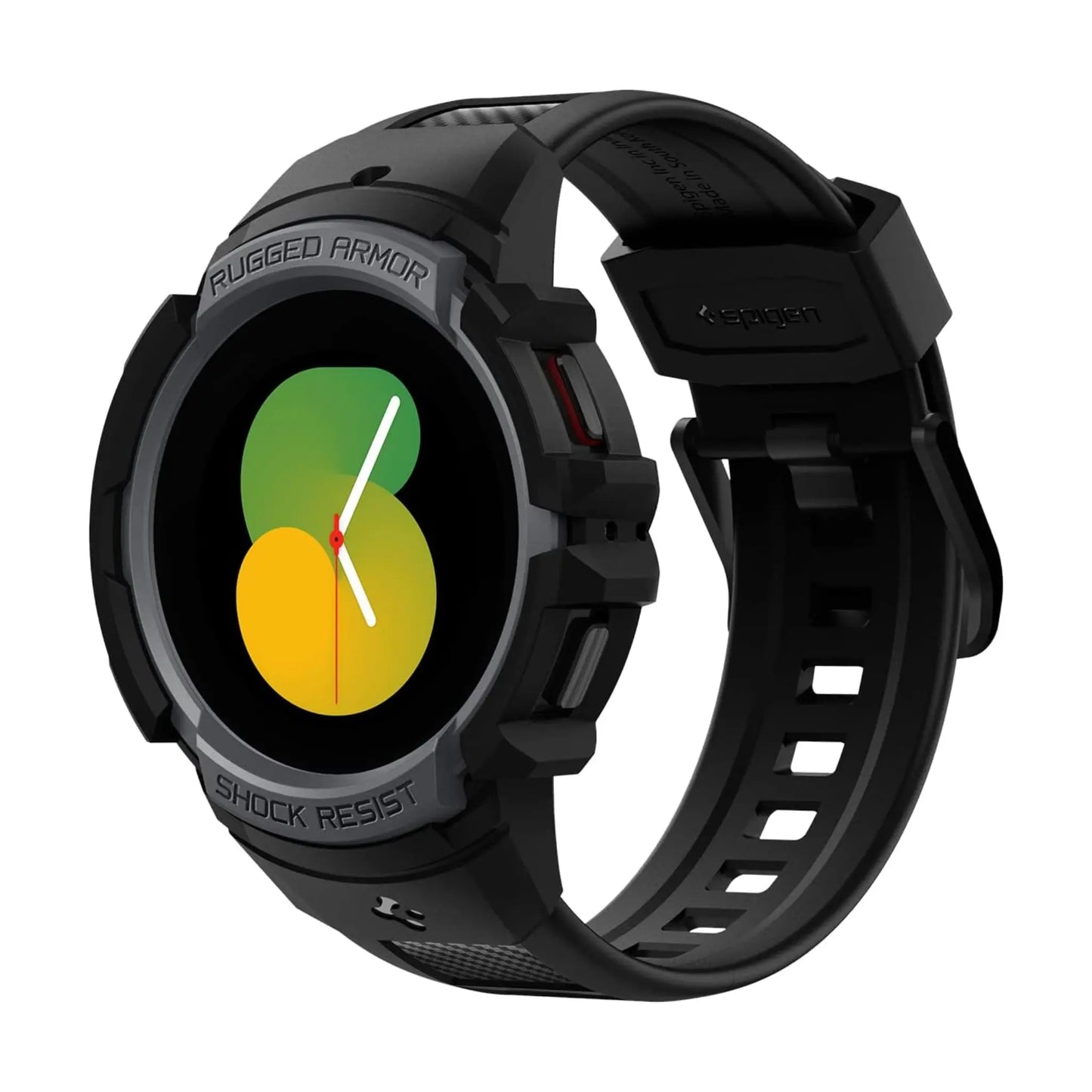 Spigen Hülle Rugged Armor Pro mit Armband Charcoal Gray – Galaxy Watch 5/4 44 mm