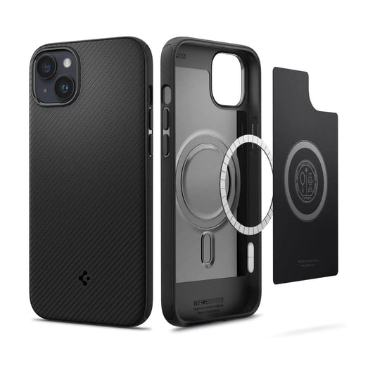 Spigen Hülle Mag Armor MagFit Matte Black – iPhone 14