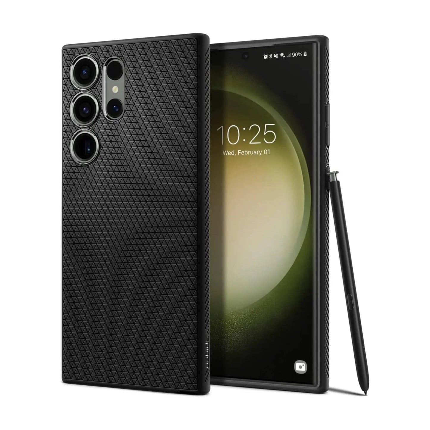 Spigen Hülle Liquid Air Schwarz – Galaxy S23 Ultra 5G