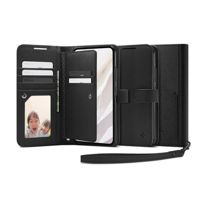 Spigen Hülle Brieftasche "S" Plus Schwarz – Galaxy A54 5G