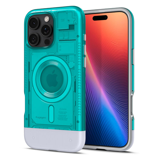 Spigen Classic C1 MagSafe, bondi blue - iPhone 16 Pro Max