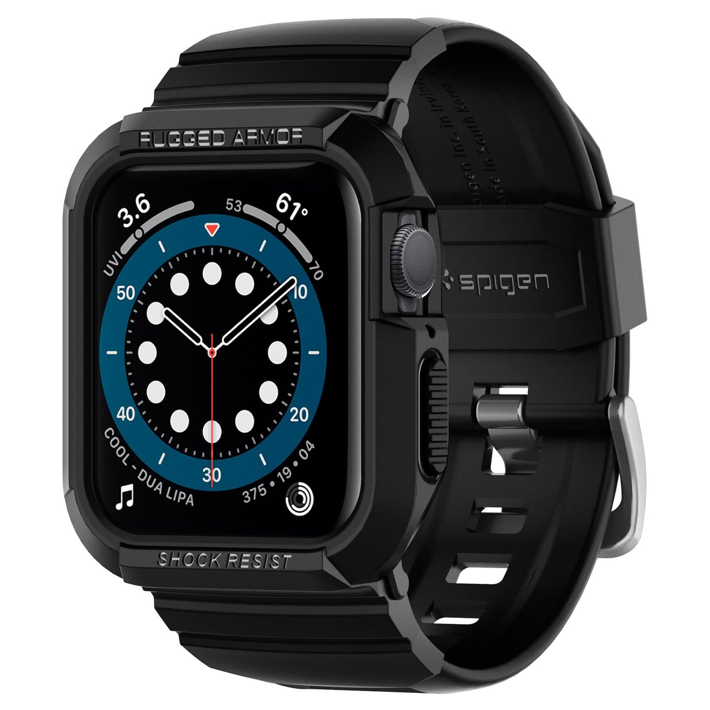 Spigen Rugged Armor Pro, black - Apple Watch 41mm/40mm