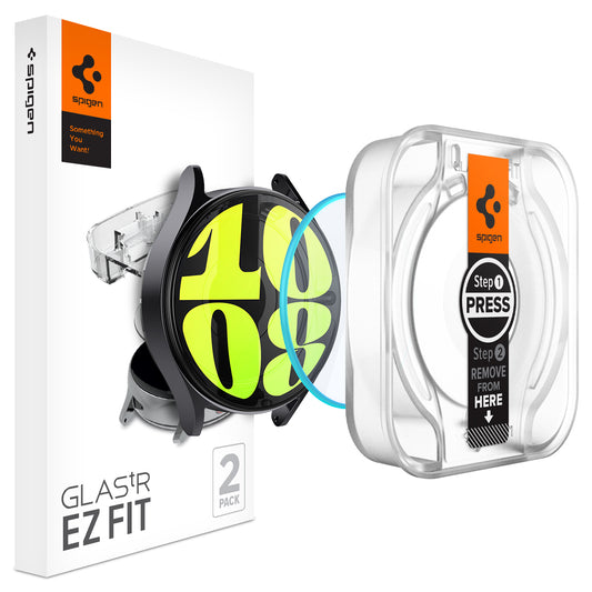 Spigen Glass tR EZ Fit 2 Pack , transparency - Samsung Galaxy Watch7 (40mm)