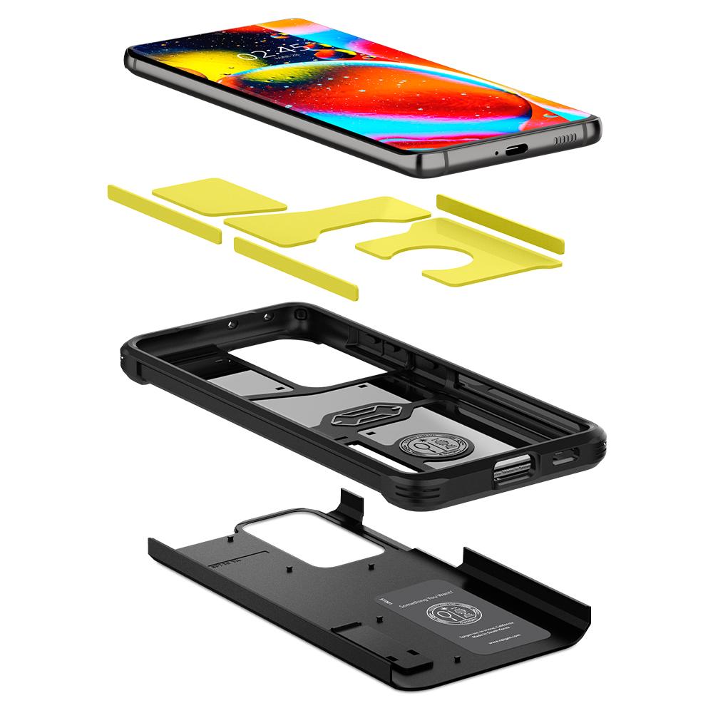 Spigen Tough Armor, black - Galaxy S21 Ultra