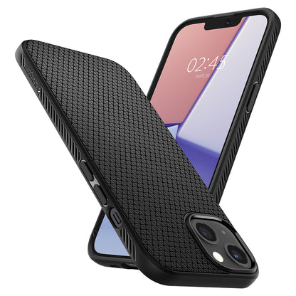 Spigen Liquid Air, matte black - iPhone 13
