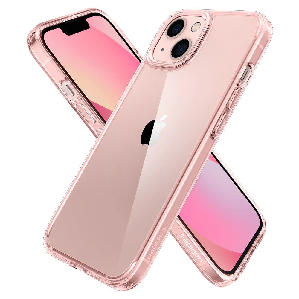 Spigen Ultra Hybrid, rose crystal - iPhone 13