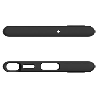 Spigen Liquid Air, matte black - Samsung Galaxy S22 Ultra