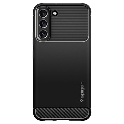 Spigen Rugged Armor, matte black - Samsung Galaxy S22