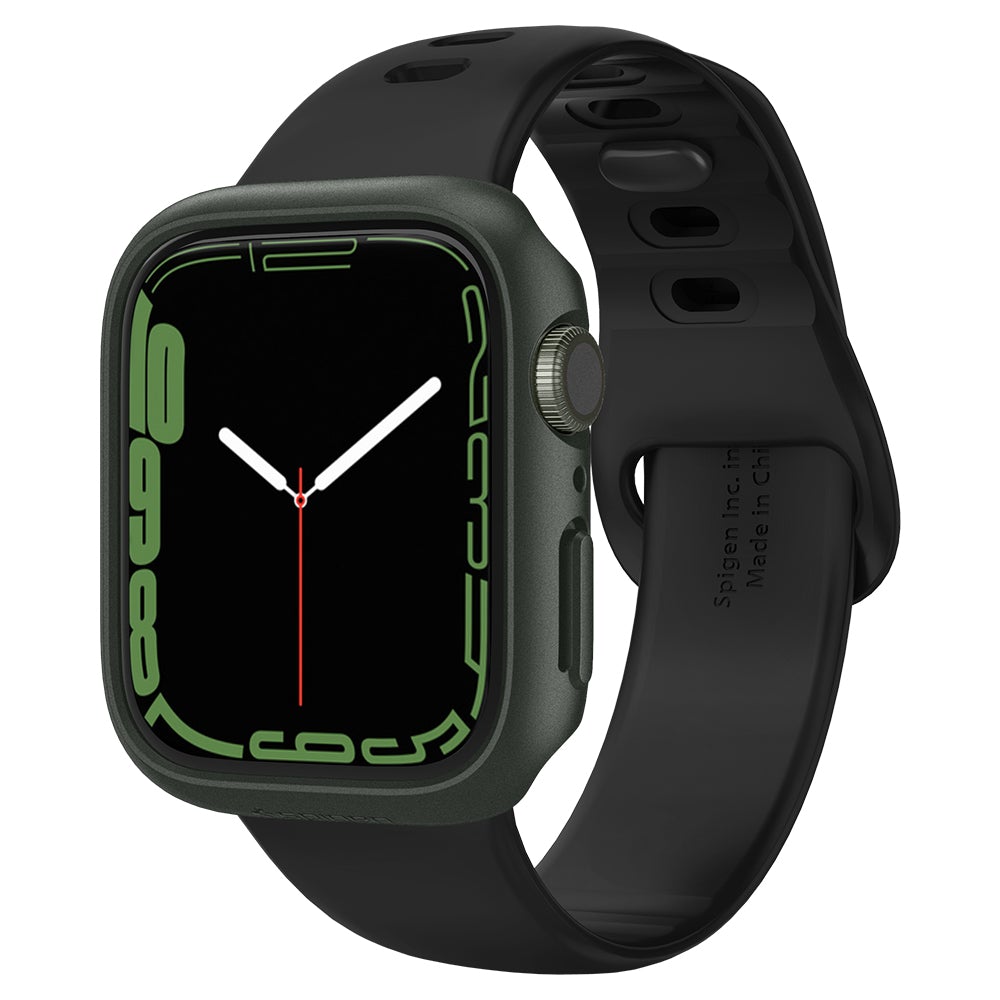 Spigen Thin Fit, green - Apple Watch 9/8/7 45mm