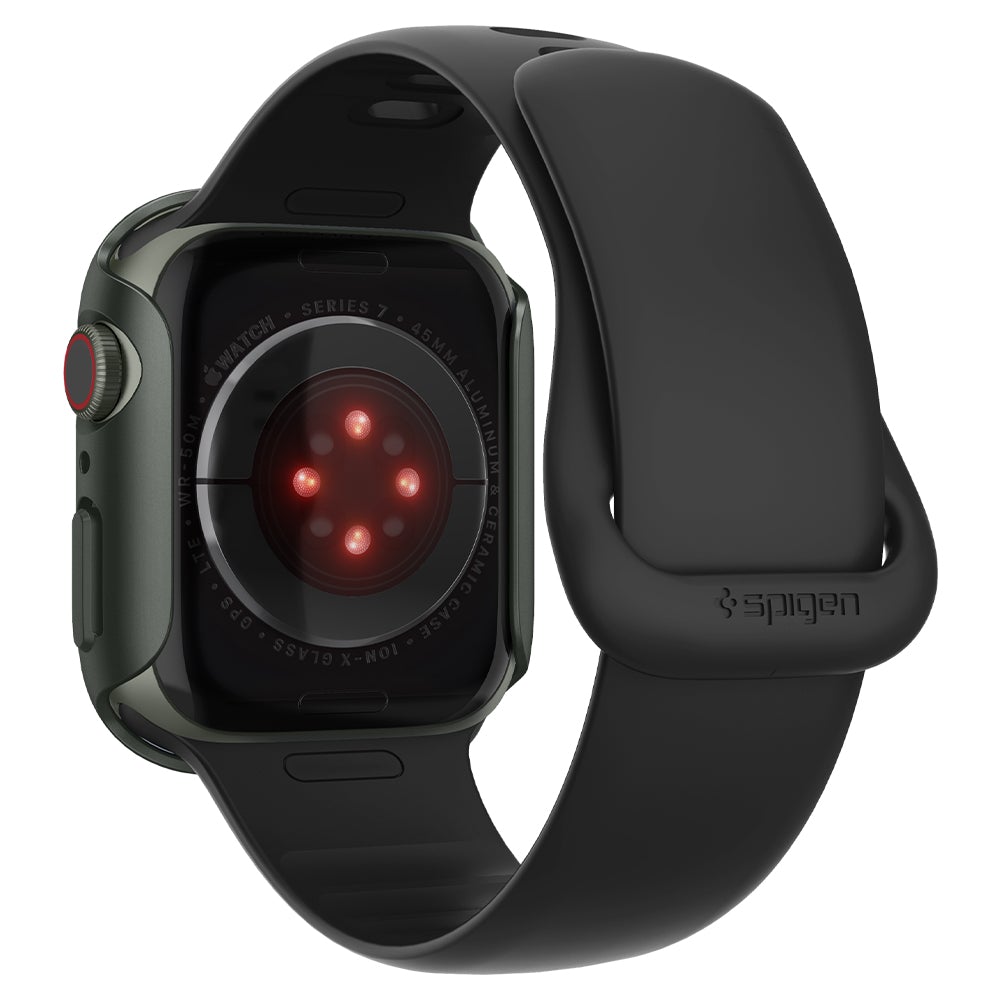 Spigen Thin Fit, green - Apple Watch 9/8/7 45mm
