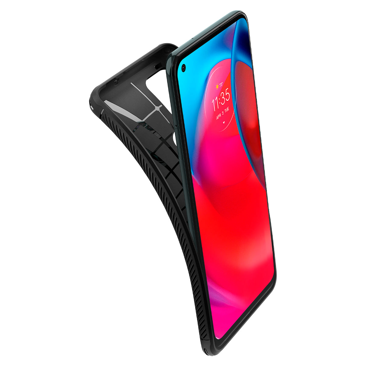 Spigen Rugged Armor, black - Motorola Moto G Stylus 5G