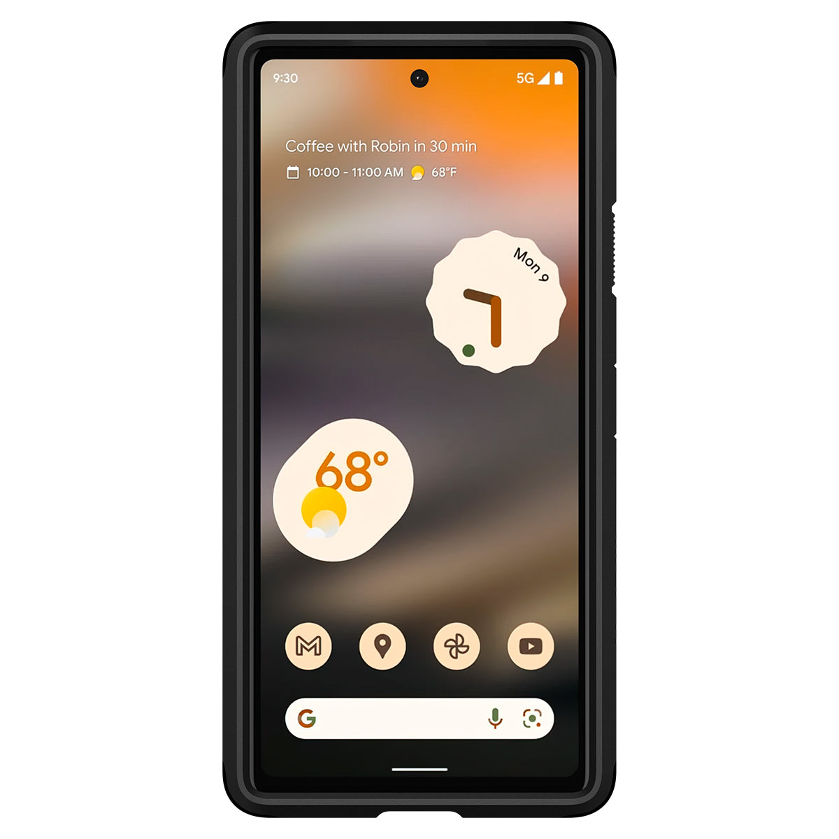 Spigen Tough Armor, black - Google Pixel 6a