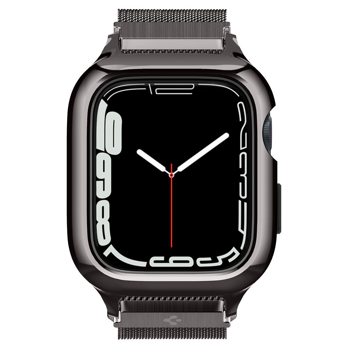 Spigen Metal Fit Pro, graphite - Apple Watch 9/8/7 45mm
